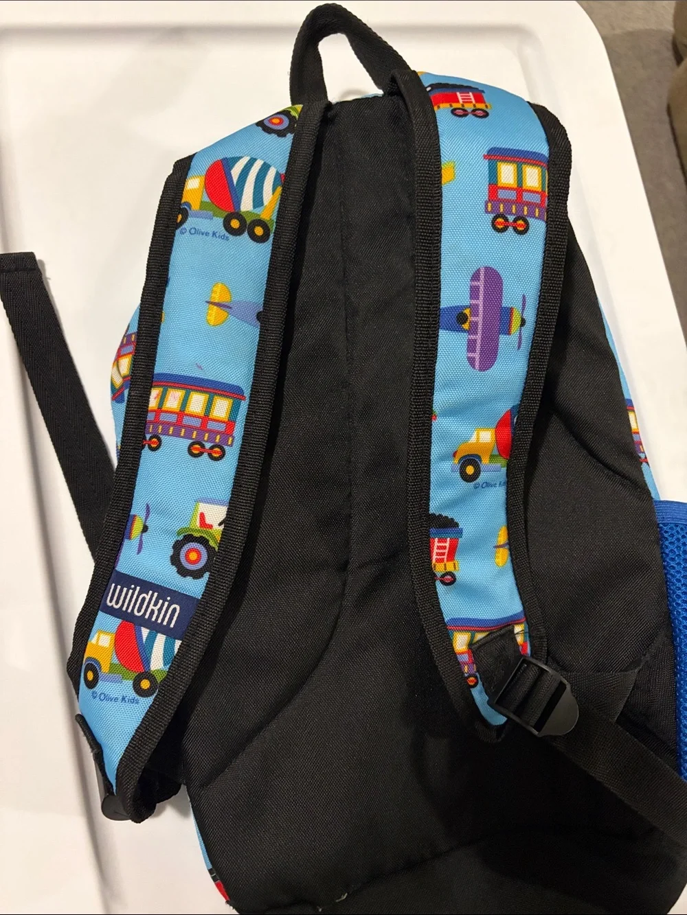 Wildkin Blue Vehicle Print Backpack and Lunch Bag Set